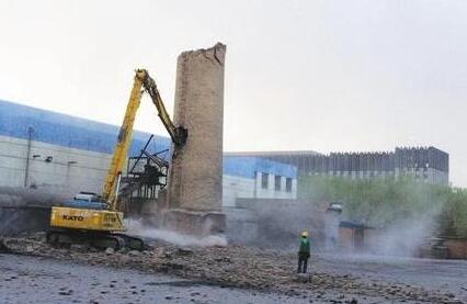 煙囪拆除方案-吳中拆除